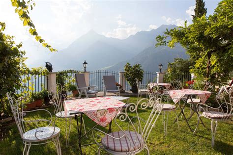 Garten Terrasse Hotel Alpenrose Scena Schenna • Holidaycheck Südtirol Italien