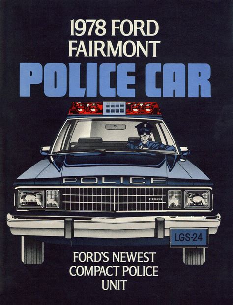1978 Ford Fairmont Police Car Brochure