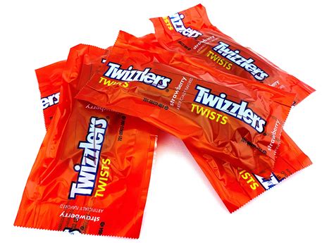 Twizzlers Strawberry Twists Snack Size Candy Individually Wrapped 2 Pound Bag Buy Online In