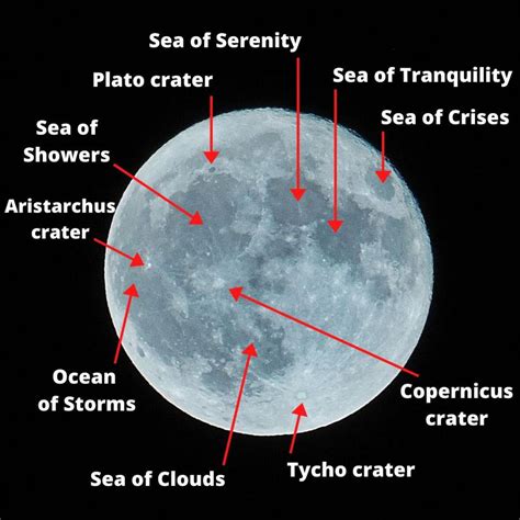 ‘super Flower Moon Up Close How To Easily Find Craters And ‘seas On