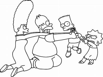 Simpsons Coloring Simpson Lisa Cool Homer Characters