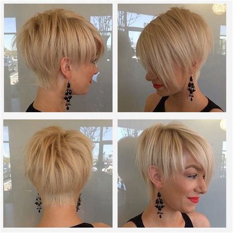 The layered cut with dimensional edges looks glamorous for any special event. 16 Trendy Short Hairstyles for Summer - CircleTrest