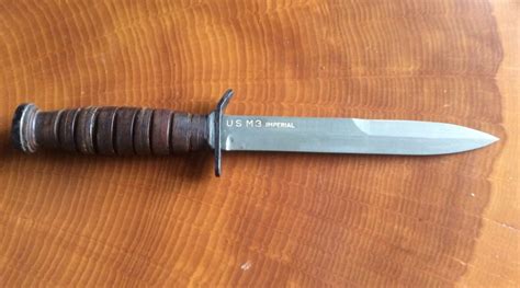 Us M3 Imperial Fighting Knife Blade Marked Chocolay River Knives