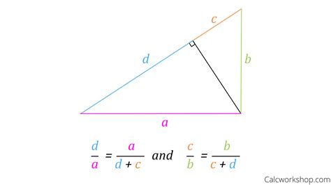 Similar Right Triangles Fully Explained W 9 Examples