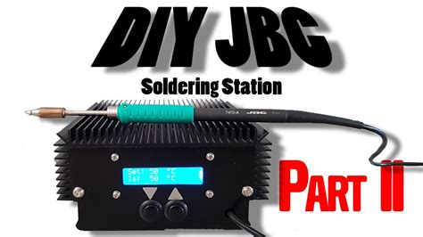 If you need help with your code or if you are changing components, leave a comment and i will help you! Part II: Powerful DIY JBC Soldering station finished - YouTube