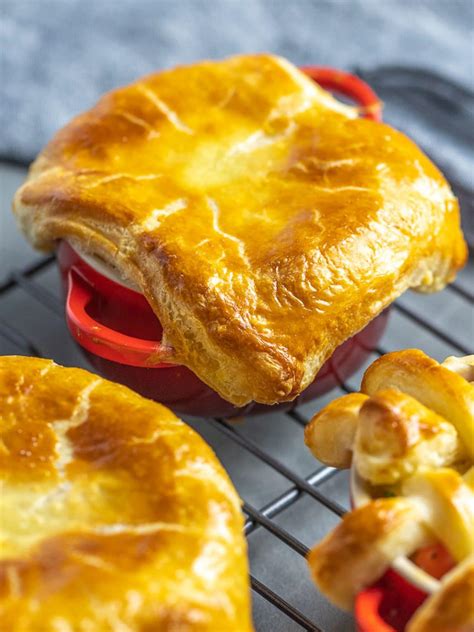 Easy Chicken Pot Pie With Puff Pastry Drive Me Hungry