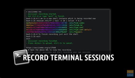 354,140 likes · 222 talking about this. How to record Terminal sessions as ASCII video in Ubuntu | FOSS Linux