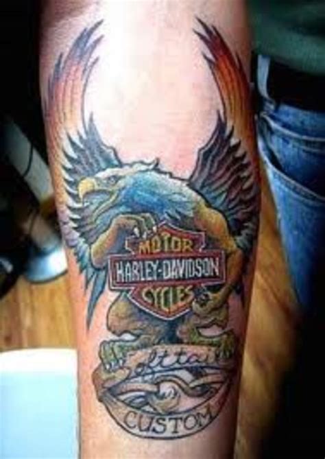 Harley Davidson Eagle Tattoo Designs