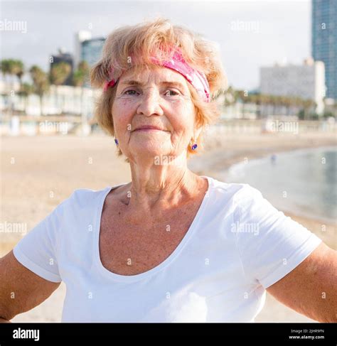Old Granny Beach Hi Res Stock Photography And Images Alamy