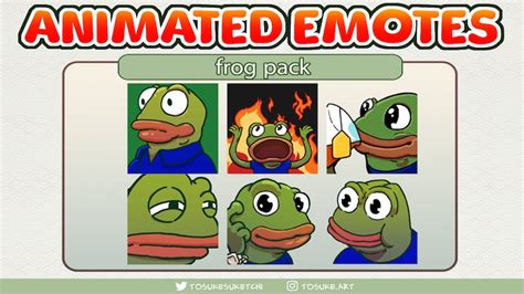 Animated Pepe Frog Emotes Twitch Gifs Pack Discord Peepo Meme Pack