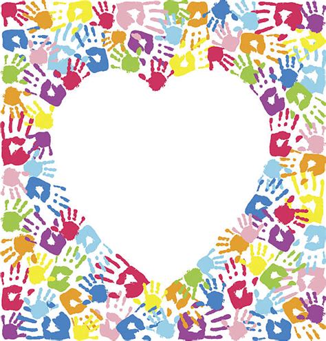 Handprint Heart Stock Photos Pictures And Royalty Free Images Istock