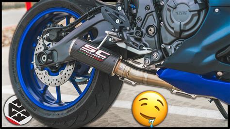 IT S ALIVE Yamaha R7 SC Project CR T Exhaust Test Ride YouTube