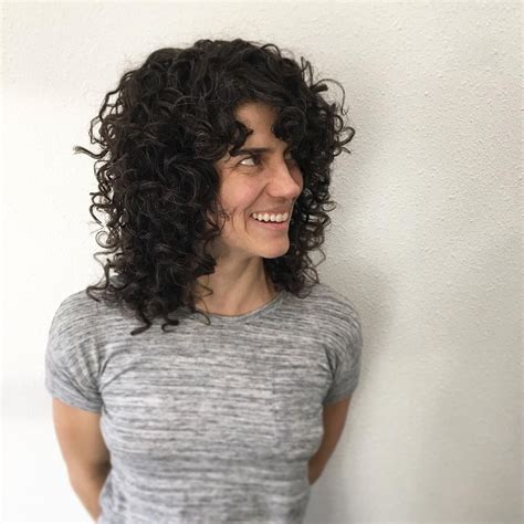 This hairstyle will visually add volume and make your look even more attractive! Proof That You Can Rock a Curly Shag Haircut | Curly shag ...