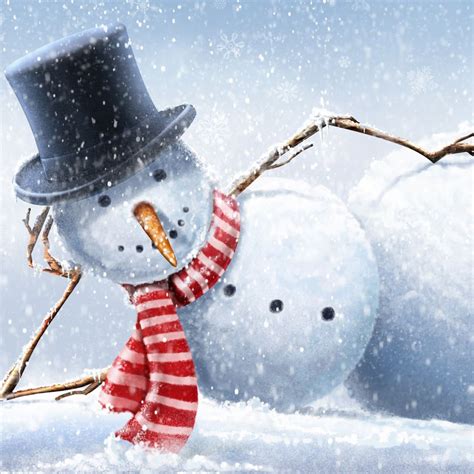 Cool Snowman Ipad Wallpapers Free Download