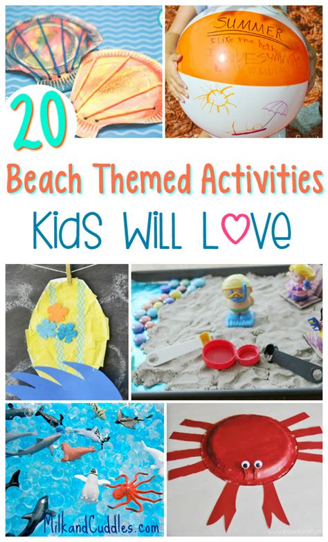 20 Beach Themed Activities For Kids Everyday Best