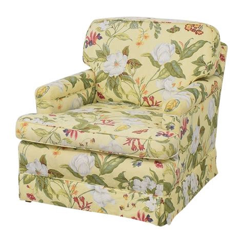 85 Off Floral Pattern Arm Chair Chairs