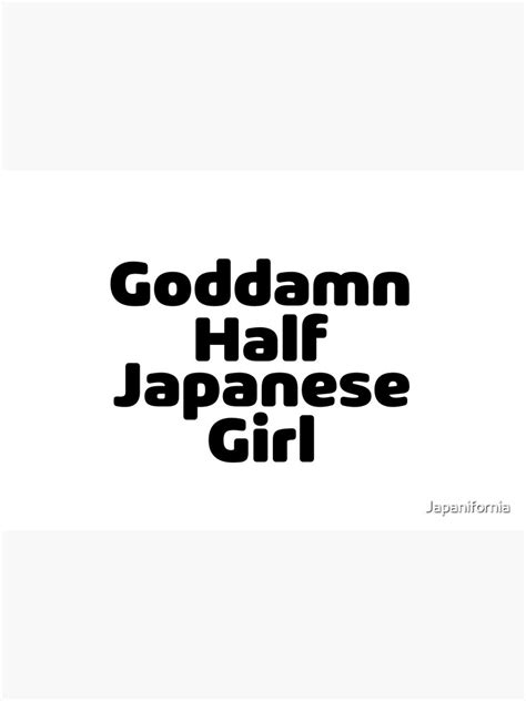 Goddamn Half Japanese Girl Mask By Japanifornia Redbubble