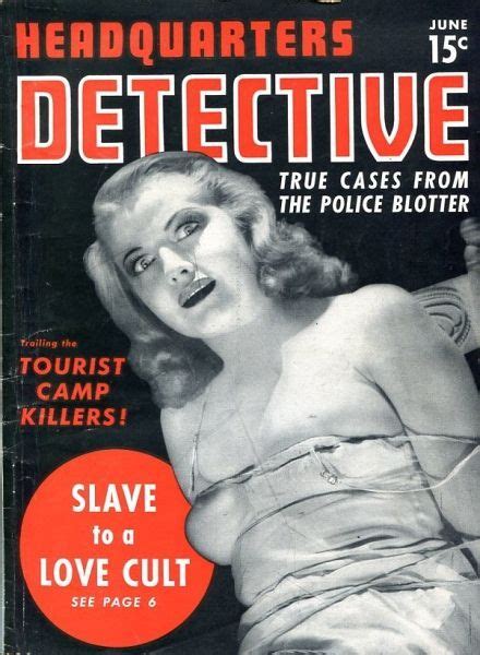 Headquarters Detective June 1940 Detective Male Magazine Pulp
