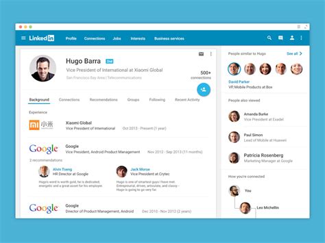 Linkedin Homepage And Ui Redesign Concepts