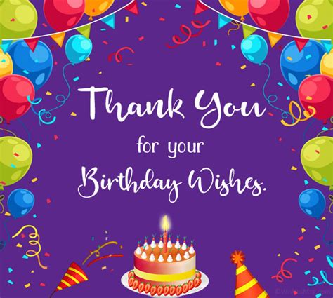 Thanks Quotes For Birthday Wishes Thank For Birthday Wishes Images