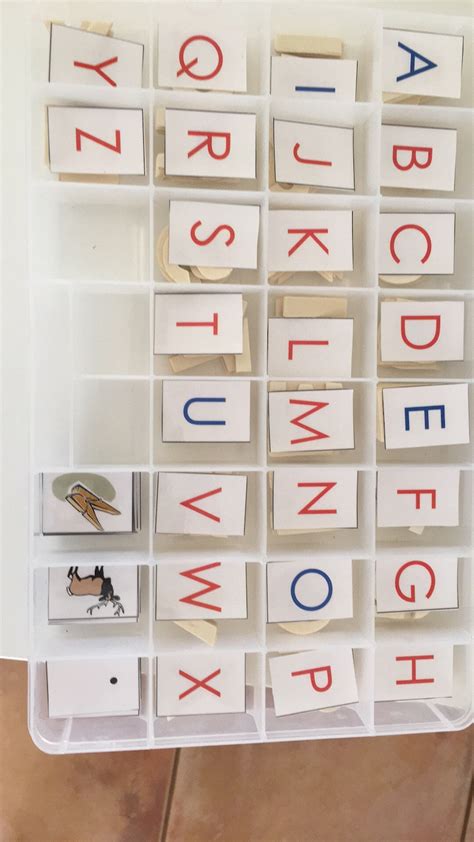 Montessori Language Miniature Alphabet Objects Montessori Etsy