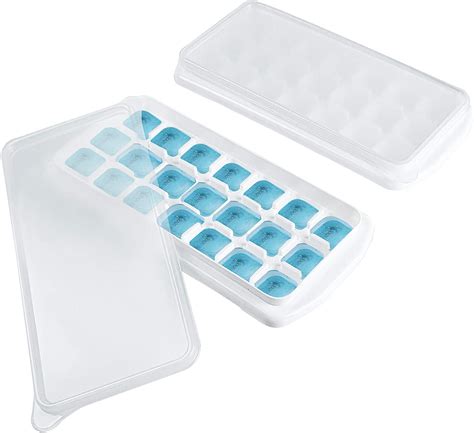 Plastic Easy Release Ice Cube Trays With Lids Buy Silicone Ice Cube