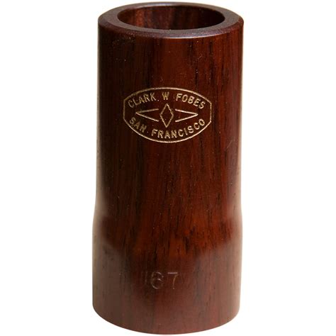 Clark W Fobes Cocobolo Rubber Lined Clarinet Barrel A Clarinet 67 Mm