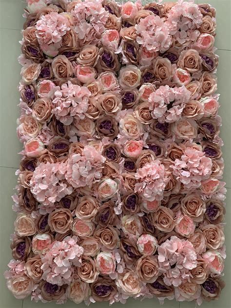 Artifical Flower Walls Simulation Floral Wedding Backdrops For Romantic
