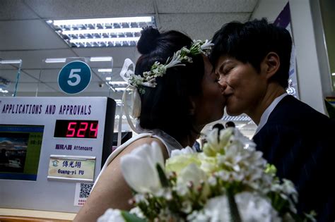 In Pictures Asias First Same Sex Marriages Cnn