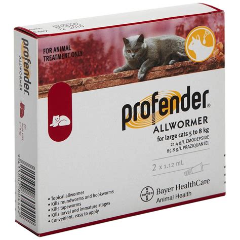 Profender Topical Worm Treatment For Cats Petpost Nz