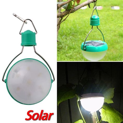 Portable Waterproof Solar Outdoor 7 Led Camping Lantern Hanging Lamp