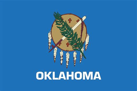 Oklahoma State Flag Worldatlas