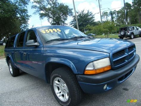 2002 Atlantic Blue Pearl Dodge Dakota Sport Quad Cab 34851123 Photo 7