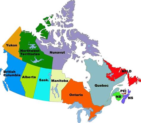 Provincial Capitals Of Canada Map Map