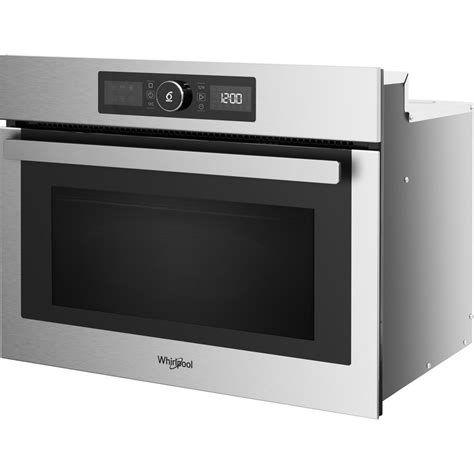 Combination technology, providing the cooking flexibility of traditional ovens. Whirlpool built in microwave oven: in Stainless Steel ...
