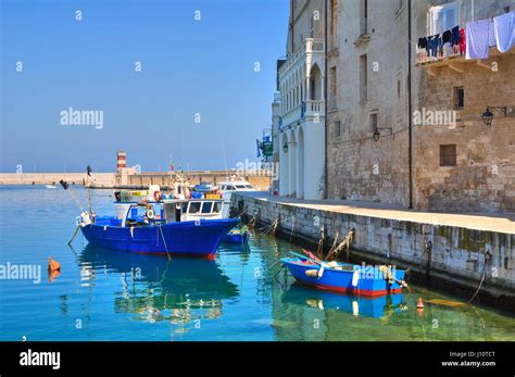 Old Port Monopoli Puglia Italy Stock Photo Alamy