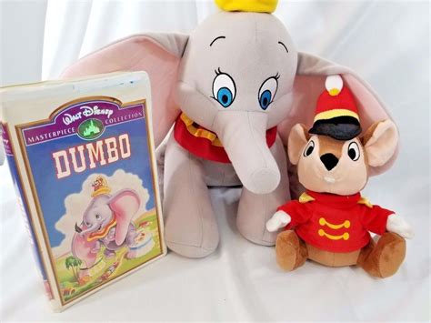 Dumbo 14 Toy Disney Parks Disneyland Elephant Timothy Mouse Vhs Circus