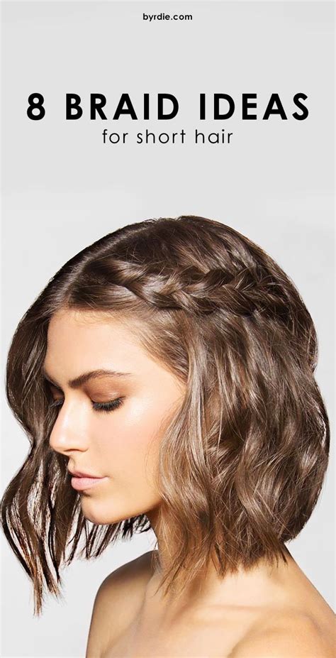 easy braid hairstyle for short hair hairstyle guides