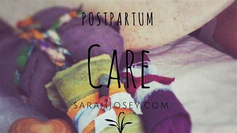 postpartum care sarah josey