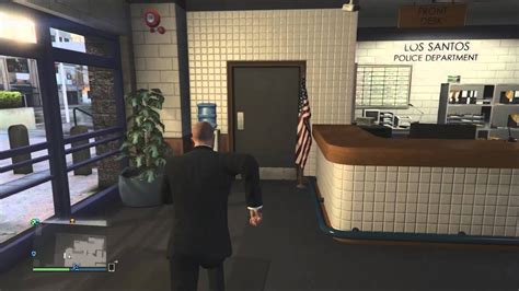 Gta 5 Exploring The Police Station Youtube