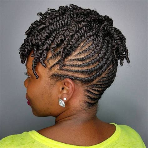 Cool Black Flat Twist Updo Flat Twist Updo Natural Hair Twists Flat Twist Hairstyles