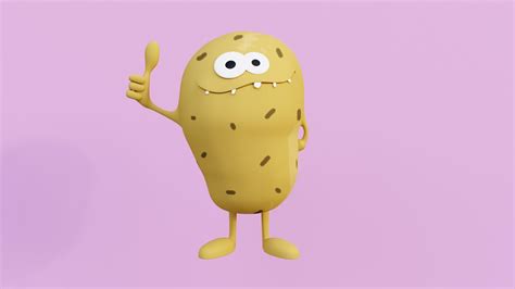 Modeling A Potato Character Blender Tutorial Youtube