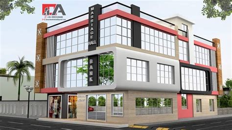 Pin By Dwarkadhishandco On Elevation 1 Commercial Design Exterior