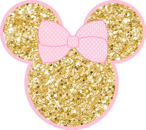 Minnie Glitter Minniemause Mickey Sticker By Moniiedits