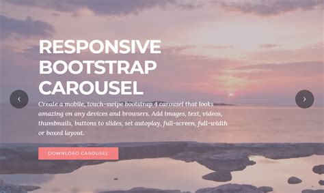 Attractive Css Bootstrap 5 Carousel Templates