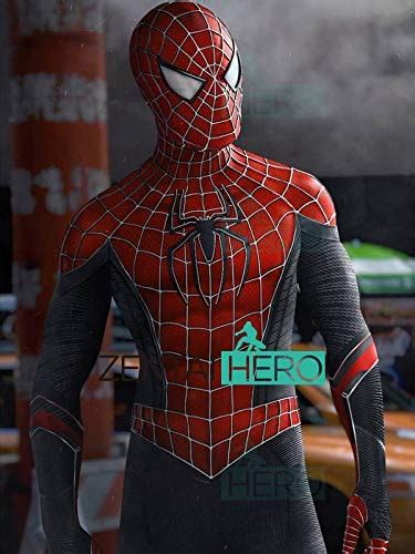Amazon Spider Man スパイダーマン全身タイツ Far From Home Raimi Cosplay 3Dプリント ハロ
