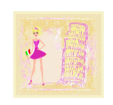 イタリア国旗のシルエット ヨーロッパの美しさ旅行の女の子 ベクターイラスト画像とpngフリー素材透過の無料ダウンロード Pngtree