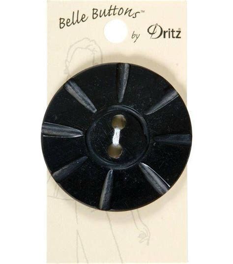 Belle Buttons By Dritz Horn Button Large 50mm 2 Inches Etsy Online