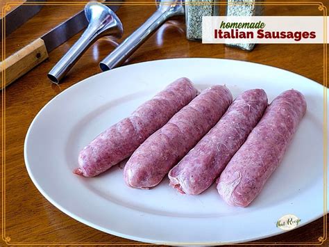 Homemade Italian Sausages For Authentic Taste