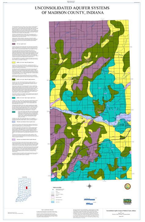 Dnr Water Aquifer Systems Maps 71 A And 71 B Unconsolidated And
